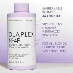 Olaplex No.4P Blonde Enhancer Toning Shampoo 250ml - Dream Beauty