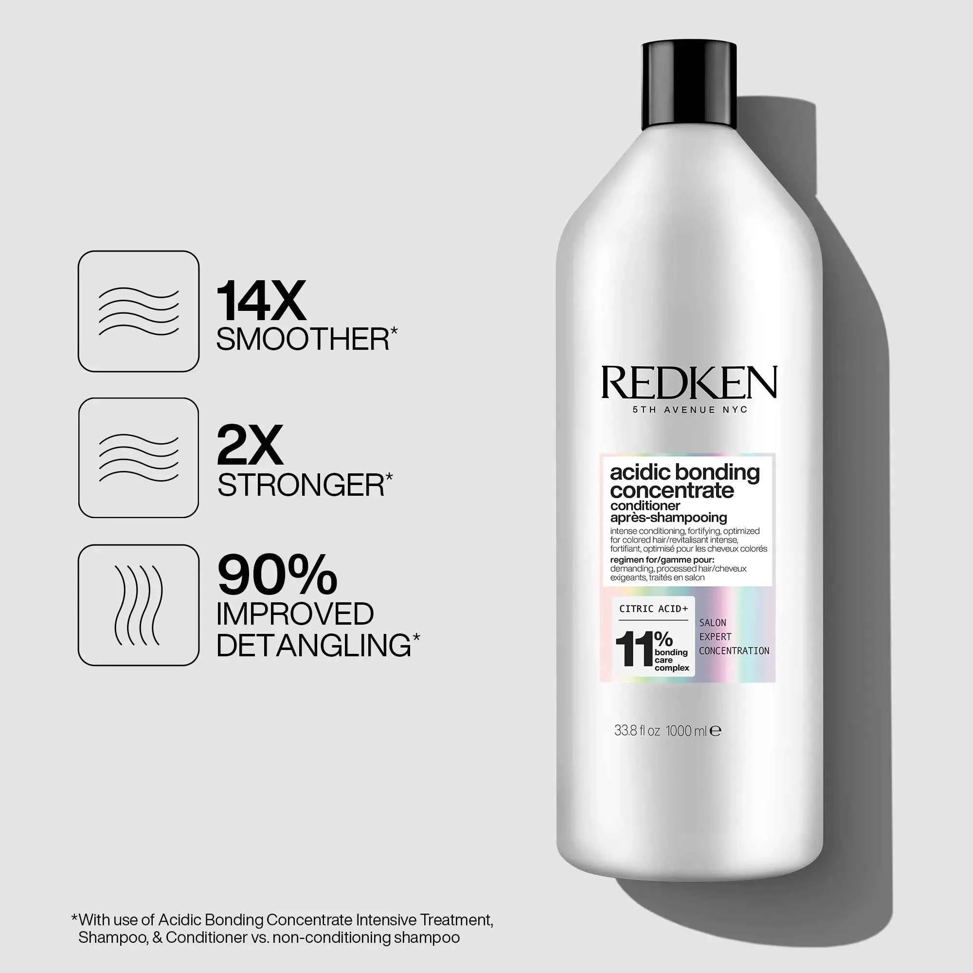 Redken Acidic Bonding 1L Shampoo and Conditioner Bundle