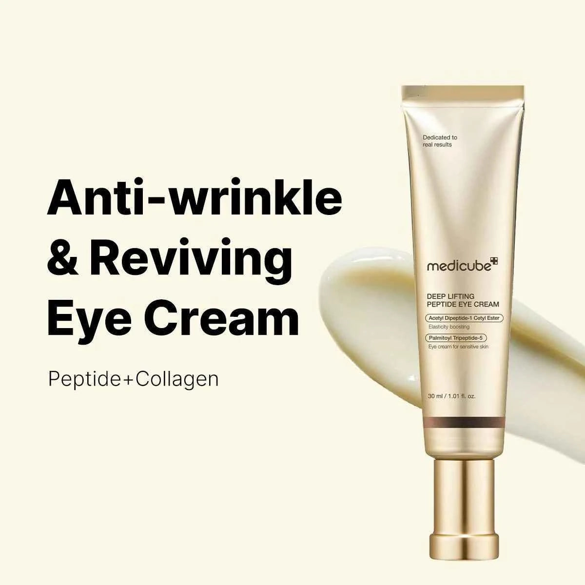 MEDICUBE Deep Lifting Peptide Eye Cream 30ML - Dream Beauty