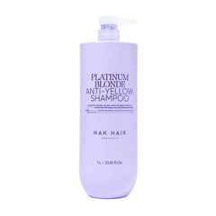 Nak Hair Platinum Blonde Anti-Yellow Shampoo 1L - Dream Beauty