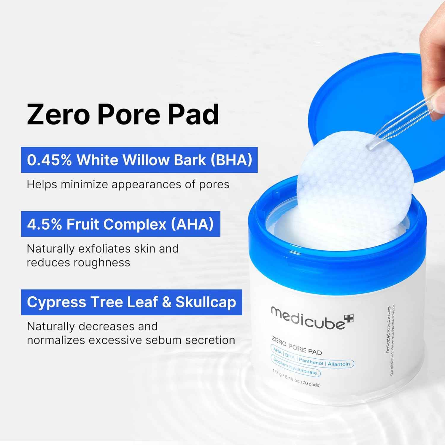 MEDICUBE Zero Pore Pad 70 Pcs - Dream Beauty